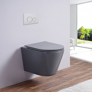 Унитаз подвесной ESBANO - CLAVEL (Matt Grey)